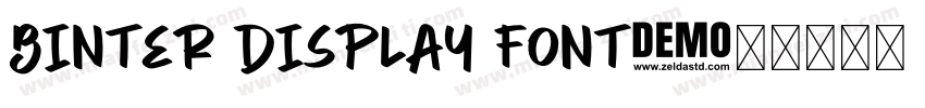 Binter Display Font字体转换
